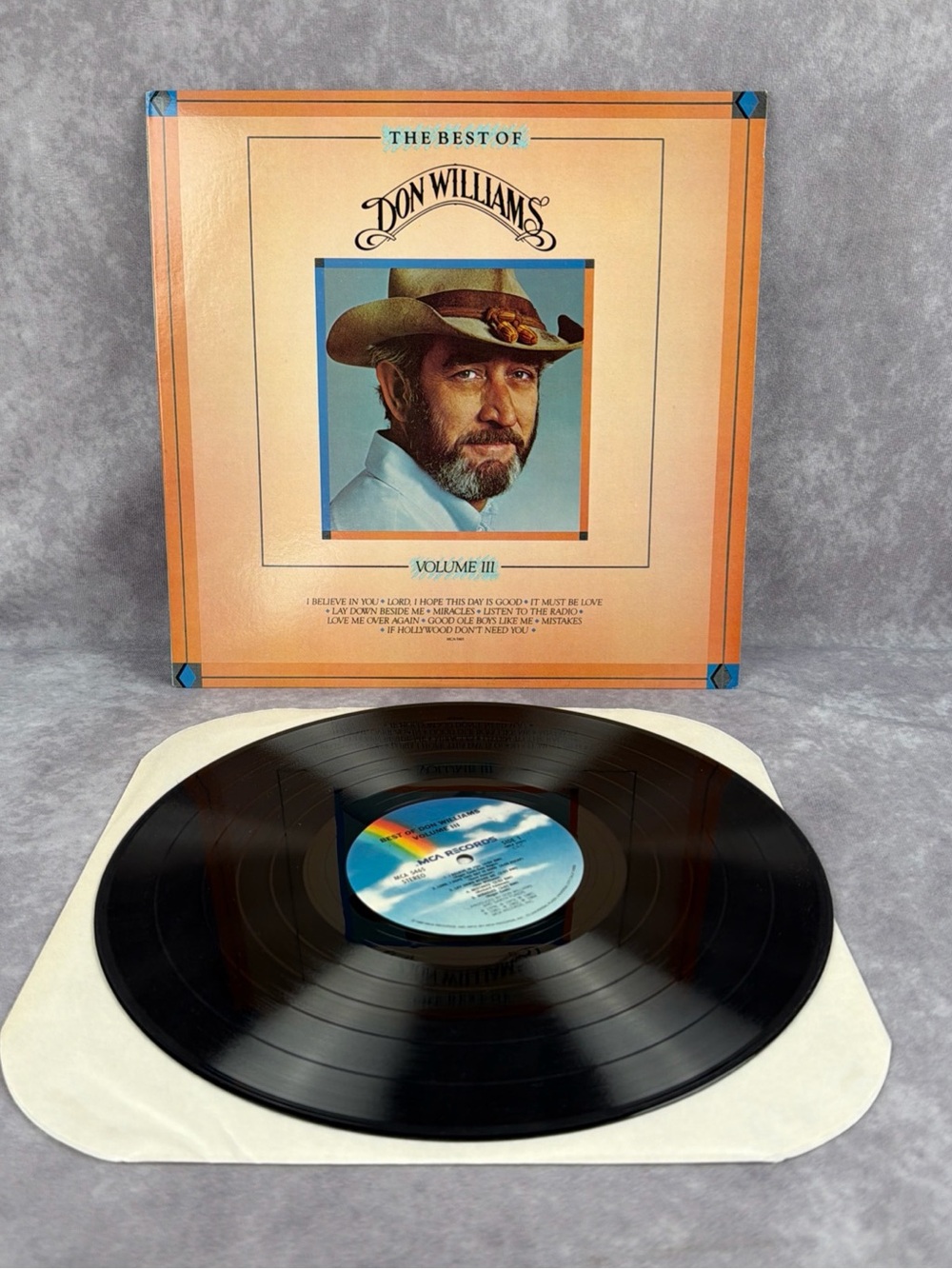 Don Williams The Best Of Don Williams Volume III LP Vinyl Record 1984 MCA-5465